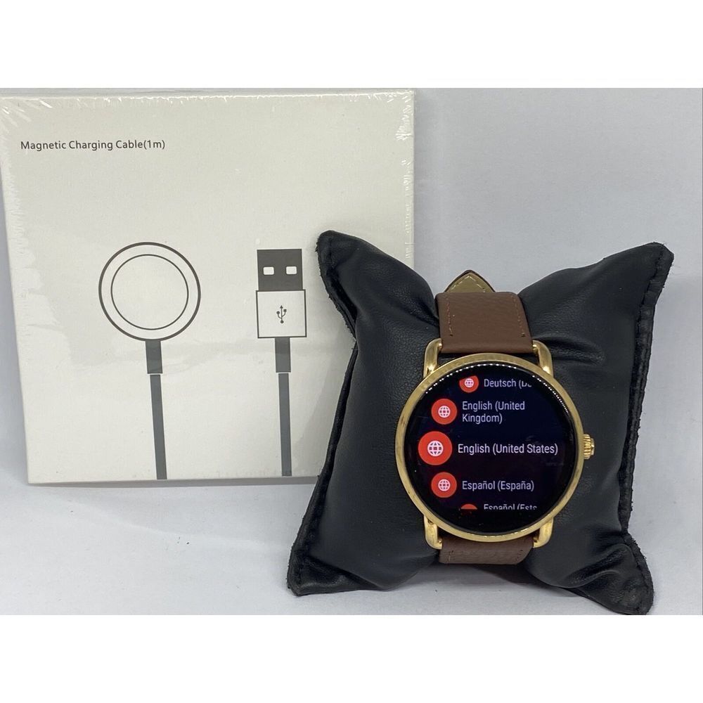 Fossil Gen 3 Authentic Genuine Smart Watch Custom Band FTW2102 CR608